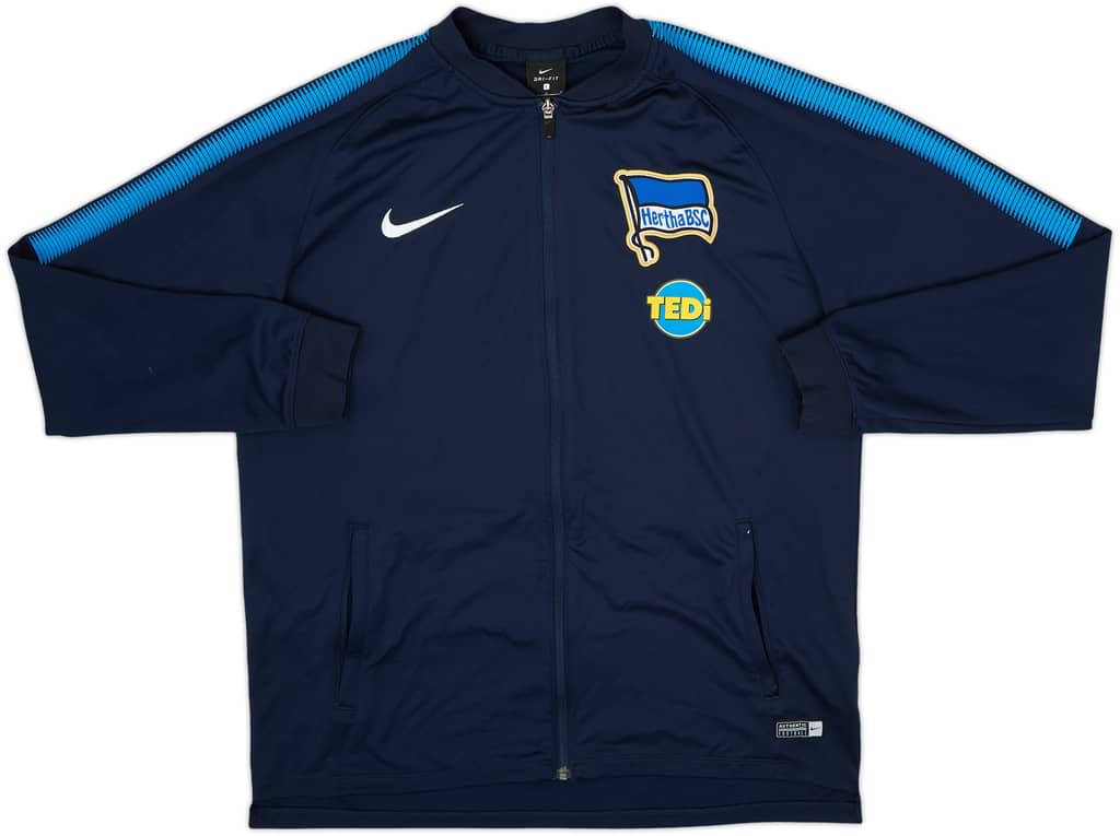 2017-18 Hertha Berlin Player Issue Nike Track Jacket - 8/10 - (L)