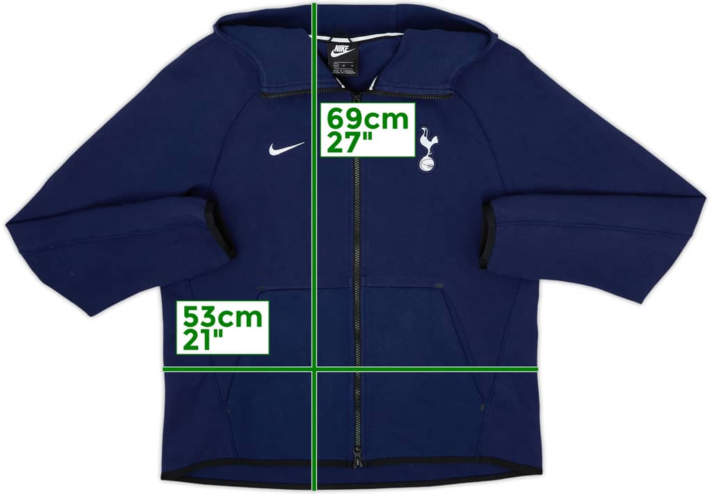 2018-19 Tottenham Nike Hooded Track Jacket - 7/10 - (M)
