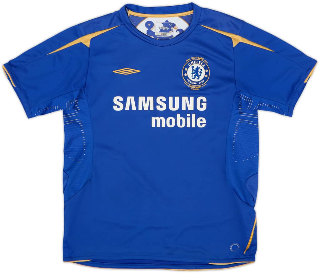2005-06 Chelsea Centenary Home Shirt - 6/10 - (M.Boys)
