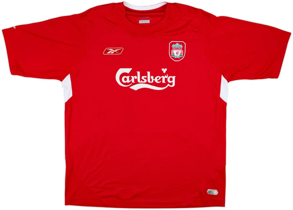 2004-06 Liverpool Home Shirt - 5/10 - (XL)