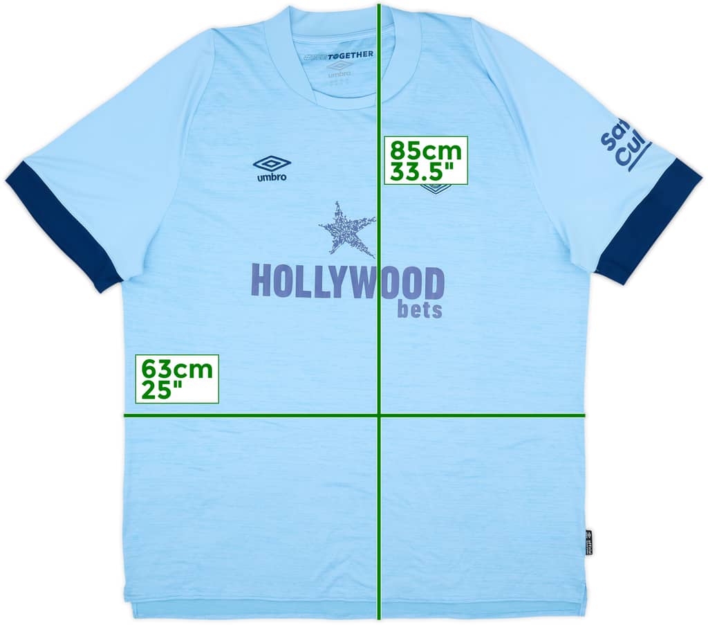 2022-24 Brentford Away Shirt - 8/10 - (3XL)