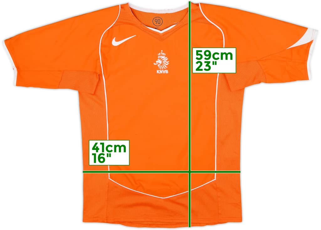 2004-06 Netherlands Home Shirt - 8/10 - (L.Boys)