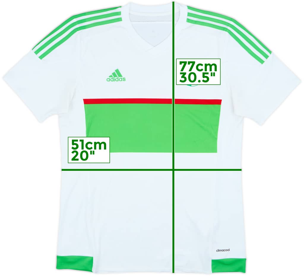 2016-17 Algeria Home Shirt - 8/10 - (L)