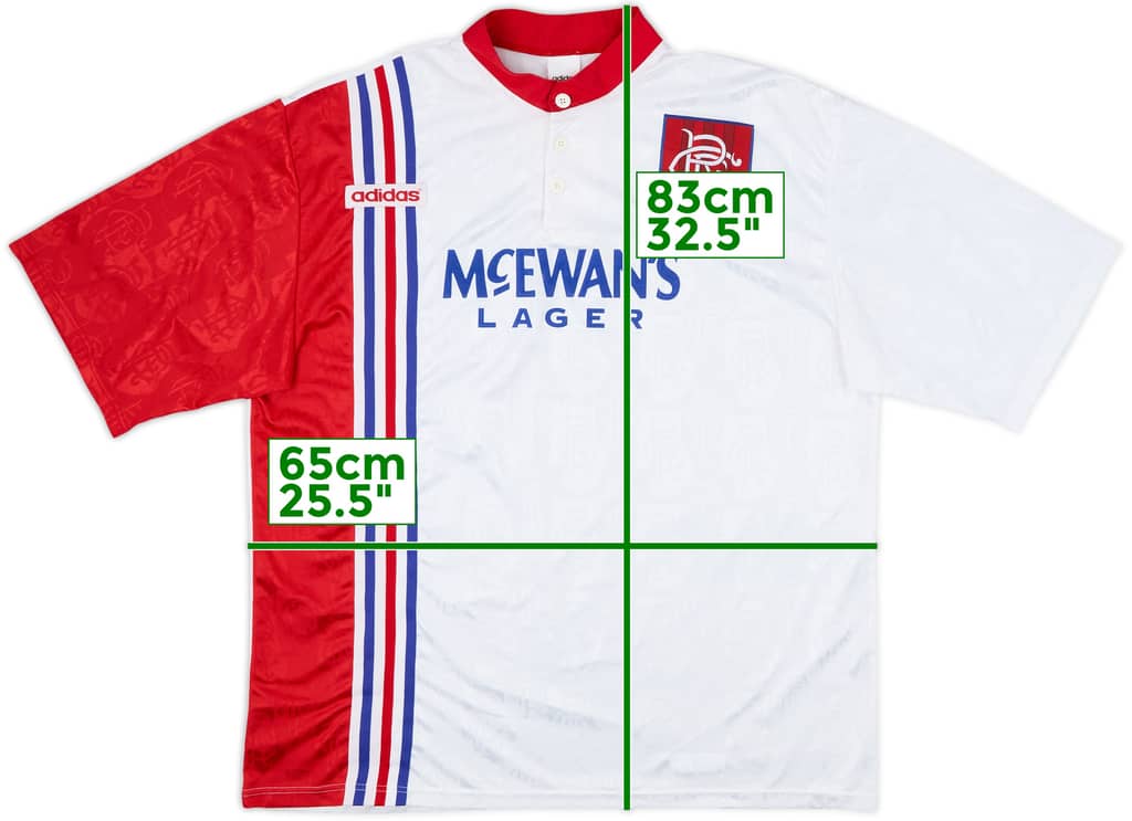 1996-97 Rangers Away Shirt - 8/10 - (XXL)