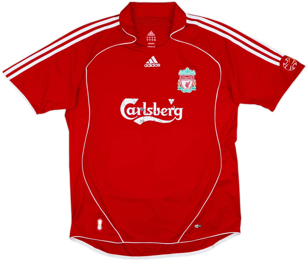 2006-08 Liverpool Home Shirt - 5/10 - (XL)