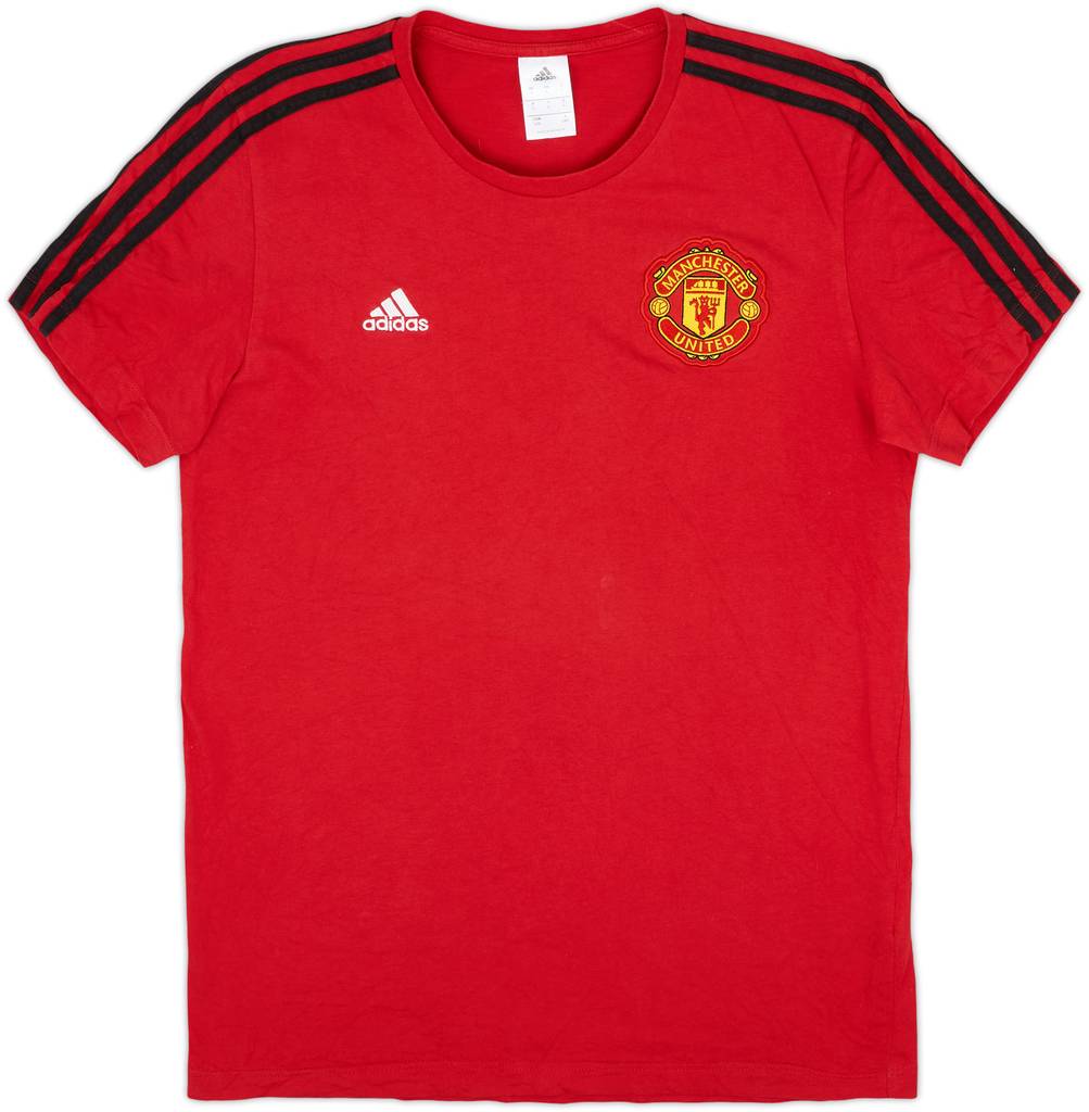 2017-18 Manchester United adidas Cotton Tee - 6/10 - (L)