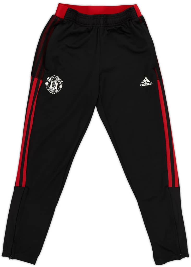 2021-22 Manchester United adidas Track Pants/Bottoms - 6/10 - (M.Boys)