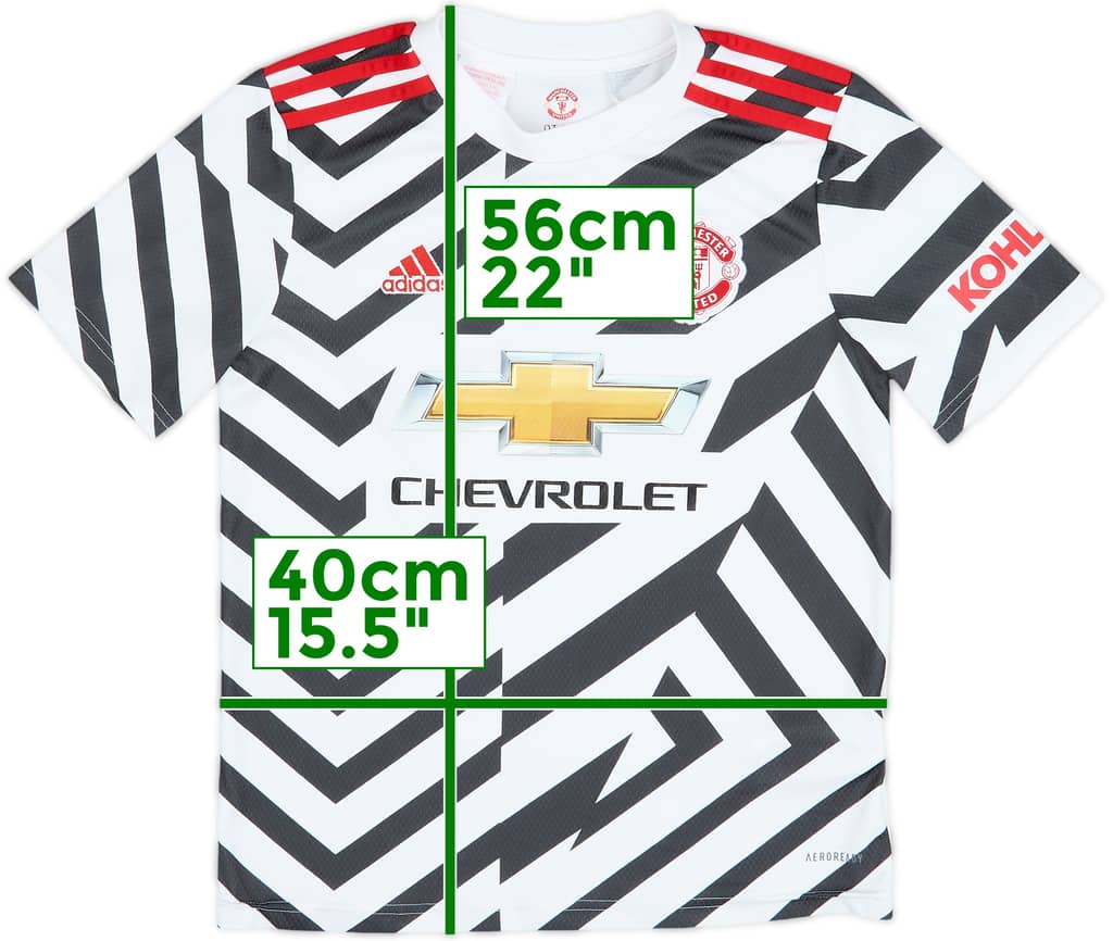 2020-21 Manchester United Third Shirt - 9/10 - (M.Boys)