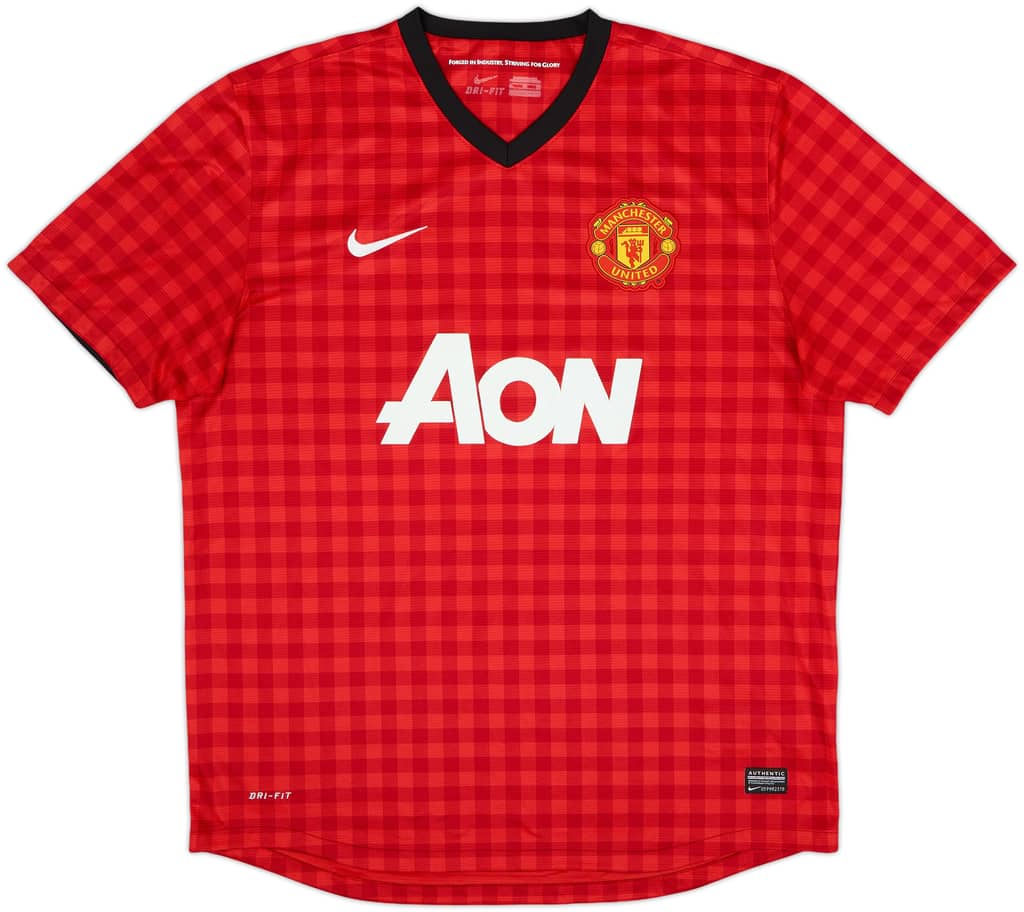 2012-13 Manchester United Home Shirt - 5/10 - (XL)