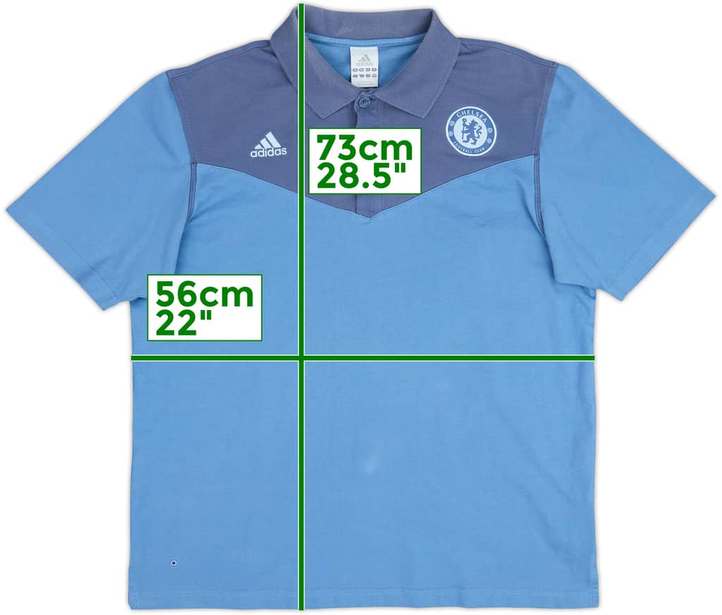 2007-08 Chelsea adidas Polo Shirt - 6/10 - (L)