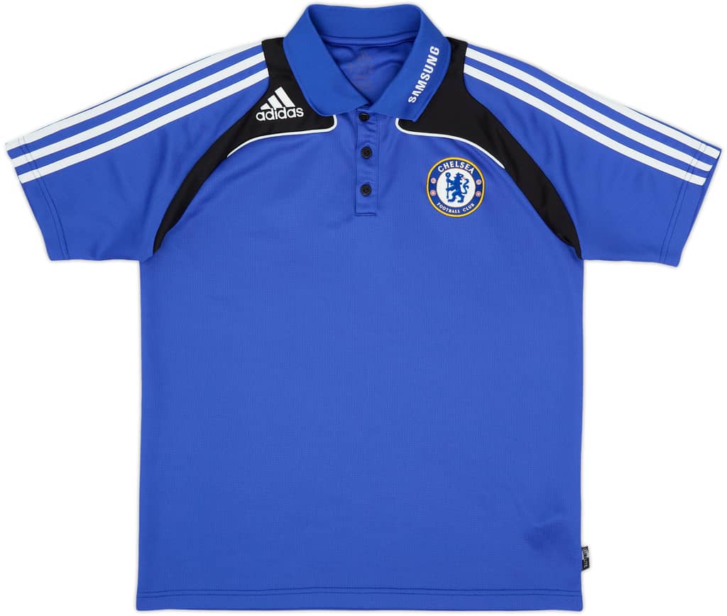 2008-09 Chelsea adidas Polo Shirt - 8/10 - (L)