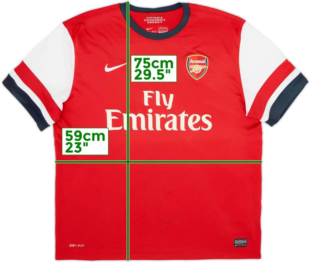 2012-14 Arsenal Home Shirt - 5/10 - (XL)