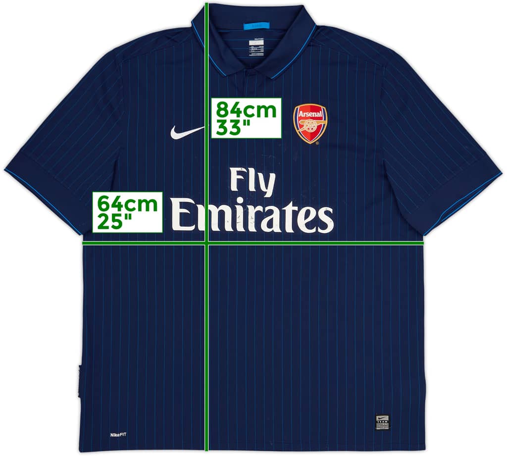 2009-10 Arsenal Away Shirt - 5/10 - (XXL)