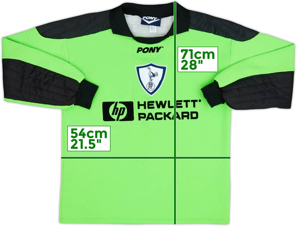1995-96 Tottenham GK Shirt - 7/10 - (S)