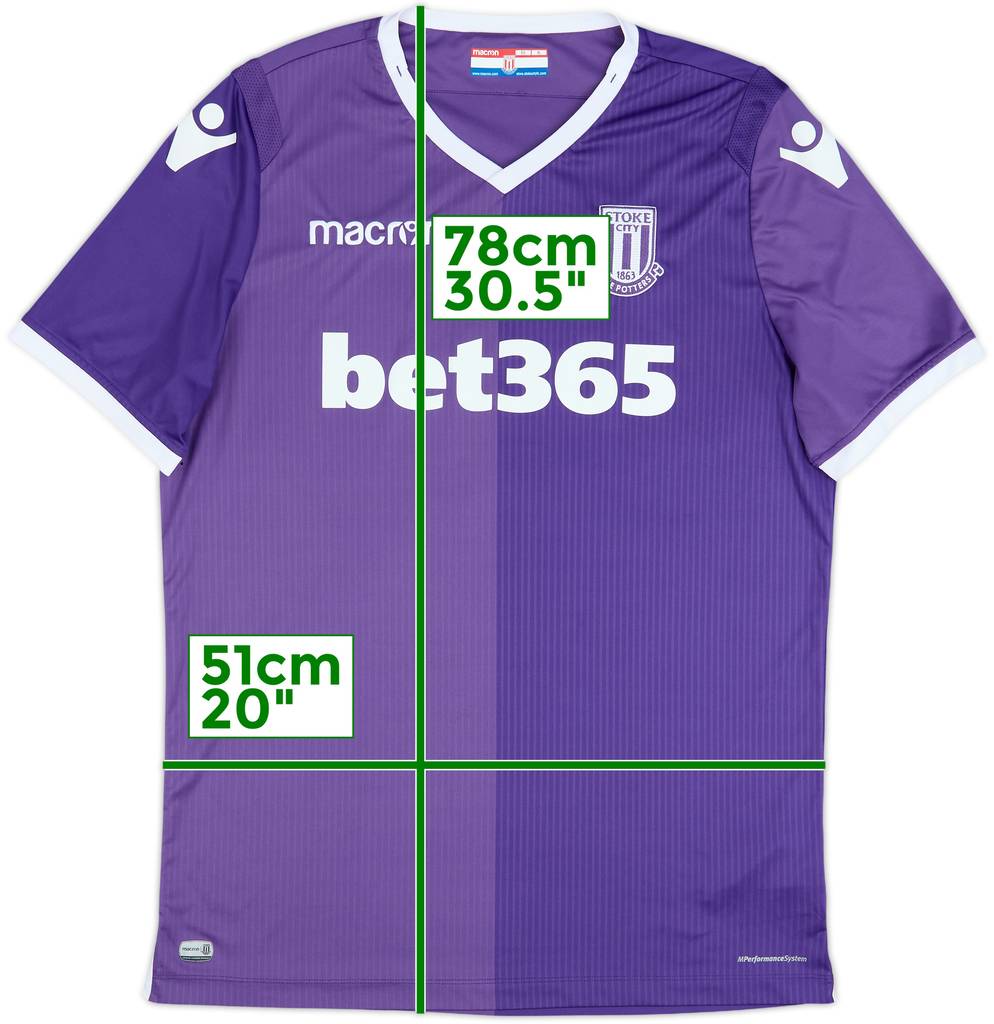 2018-19 Stoke City Away Shirt - 10/10 - (XL)