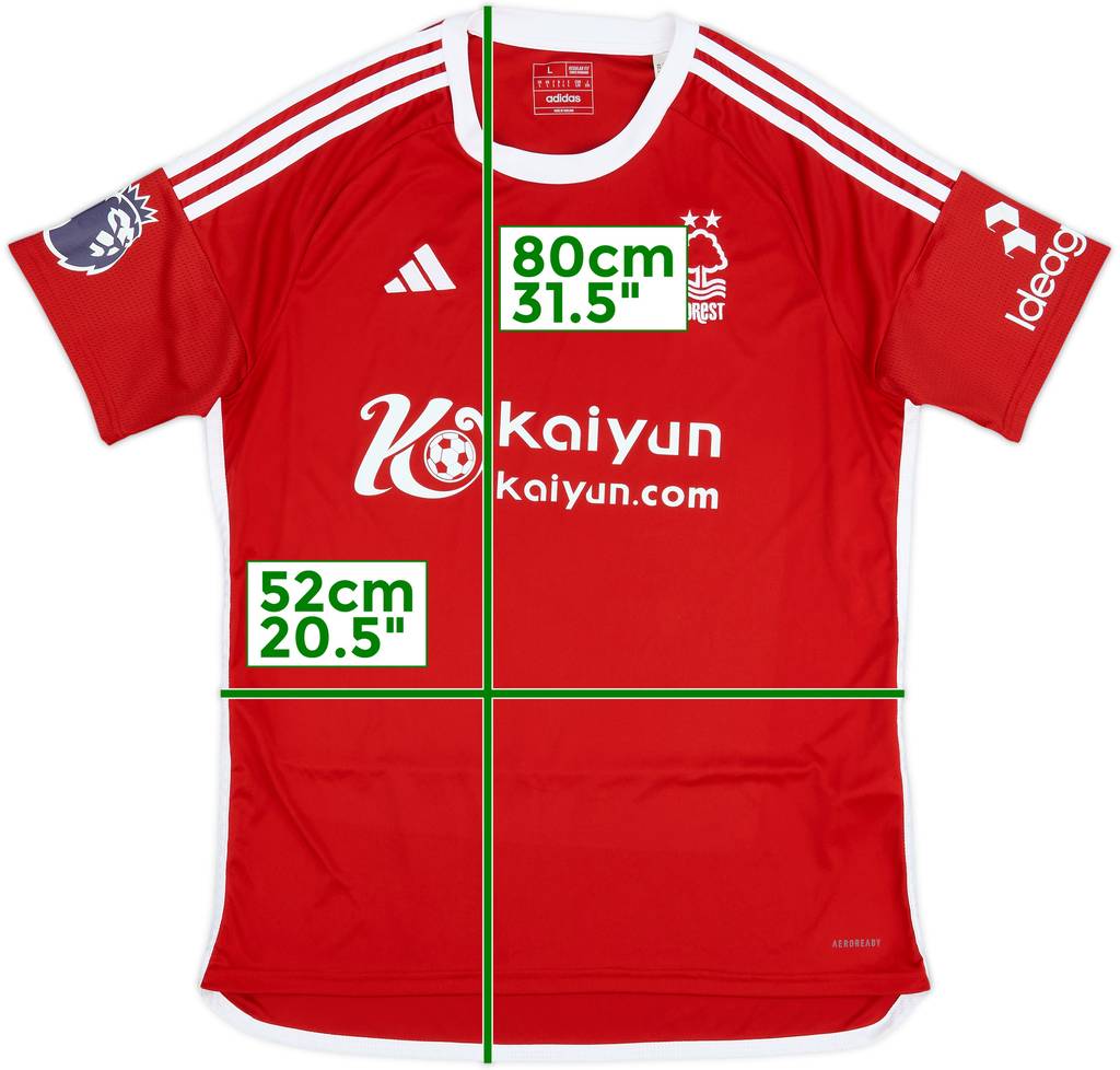 2023-24 Nottingham Forest Home Shirt - 10/10 - (L)