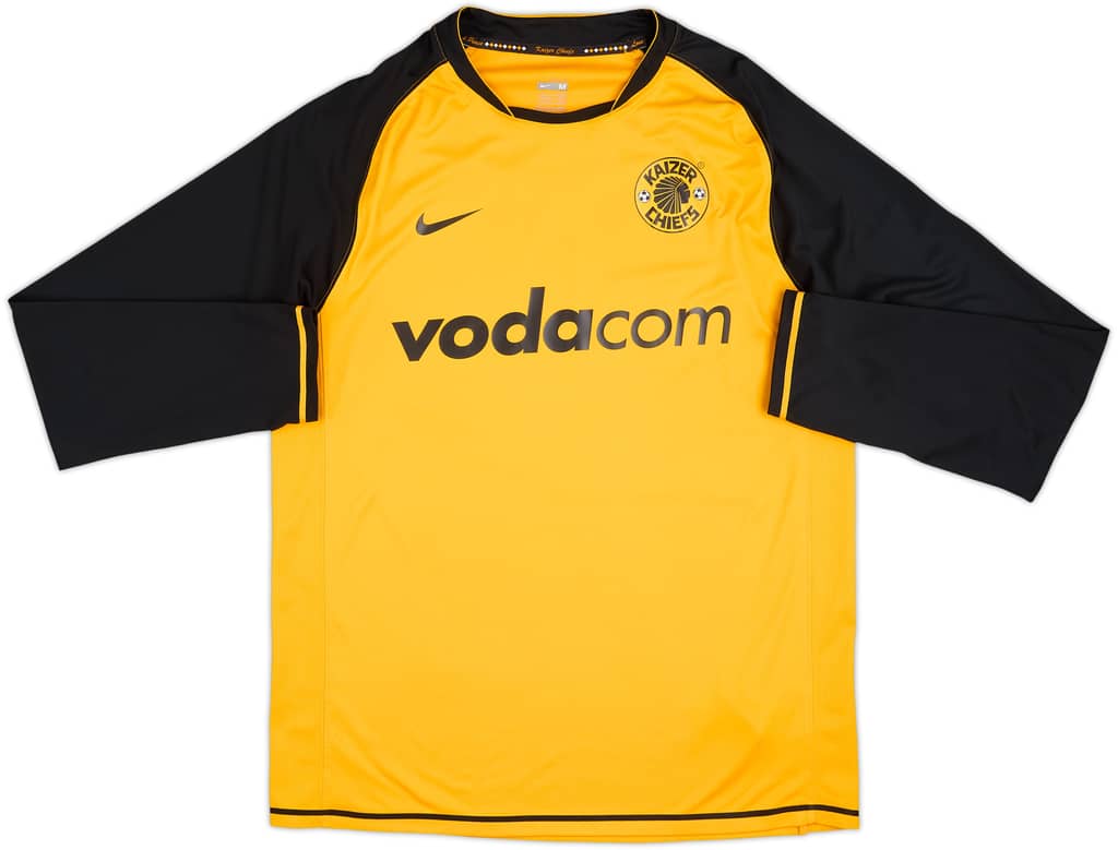 2007-09 Kaizer Chiefs Home L/S Shirt - 9/10 - (M)