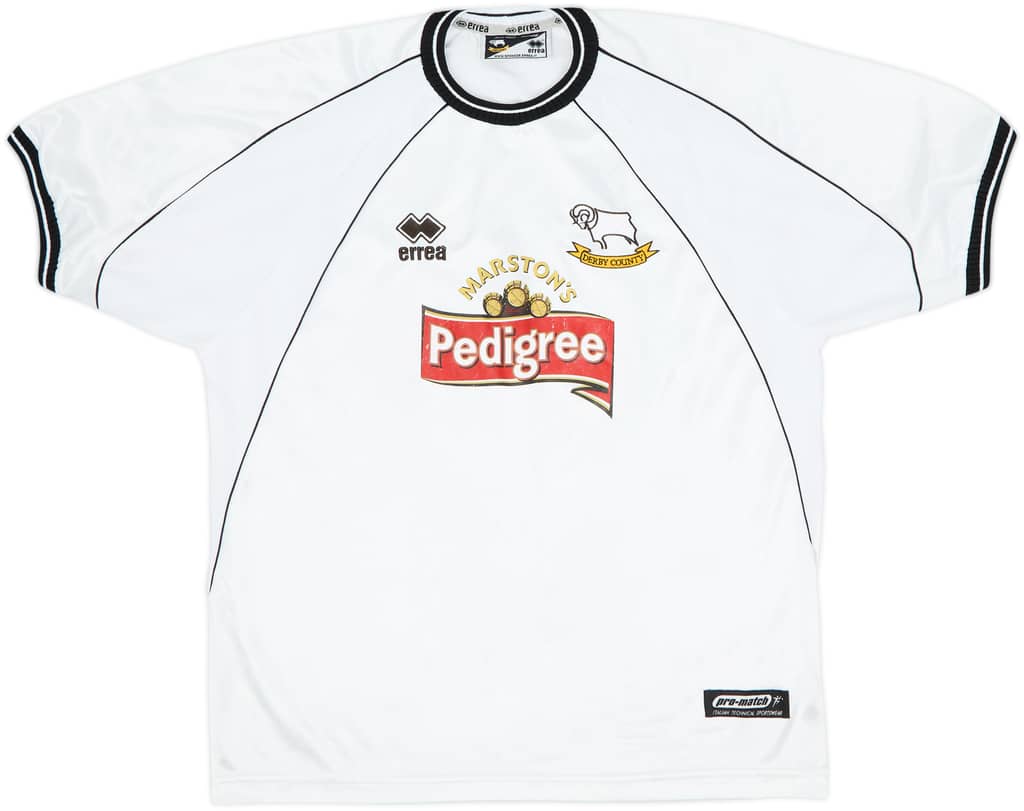 2001-02 Derby County Home Shirt - 6/10 - (Women's XL)