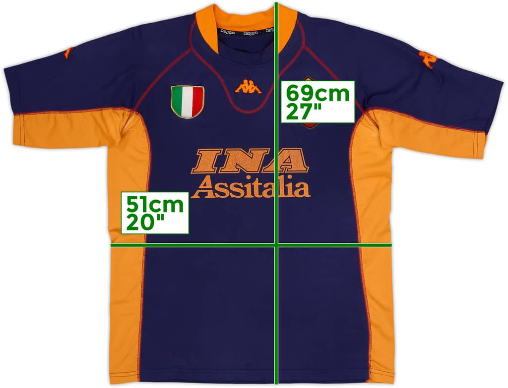 2001-02 Roma Third Shirt - 6/10 - (XL)