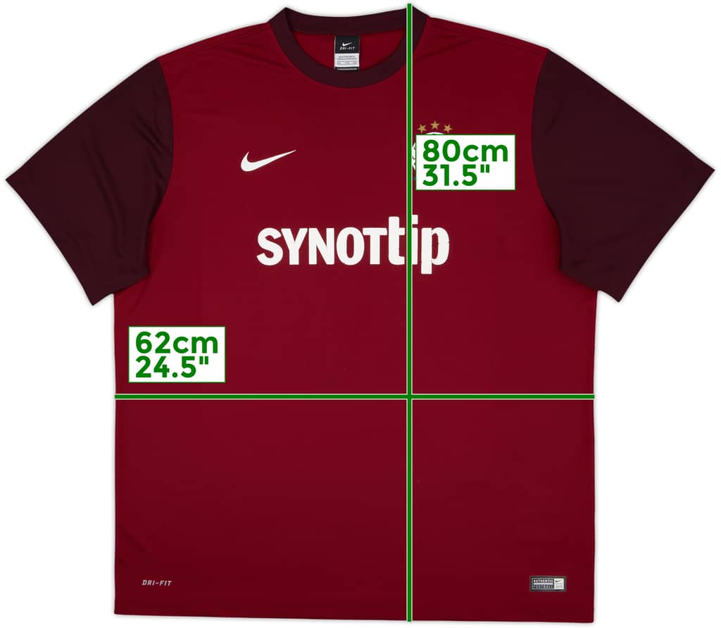 Camiseta básica de local del Sparta Prague 2015-16 - 5/10 - (XXL)