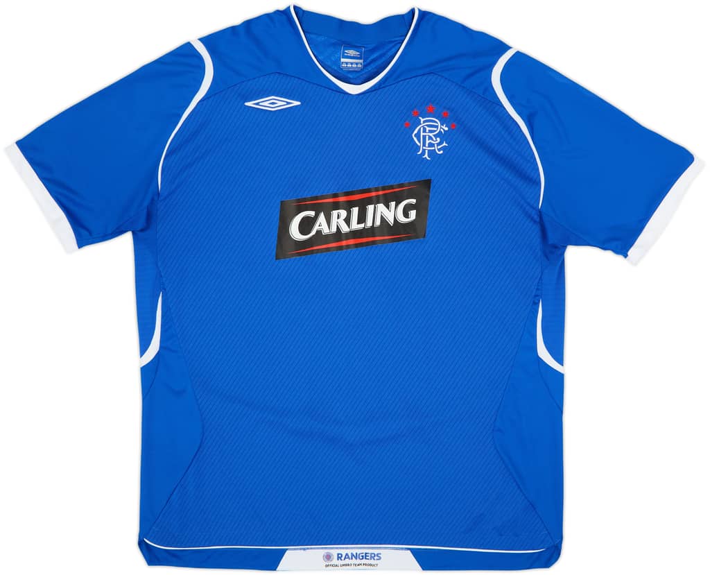 2008-09 Rangers Home Shirt - 8/10 - (XXL)