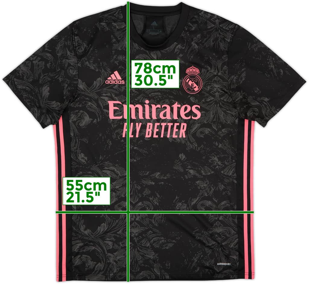 2020-21 Real Madrid Third Shirt - 10/10 - (L)