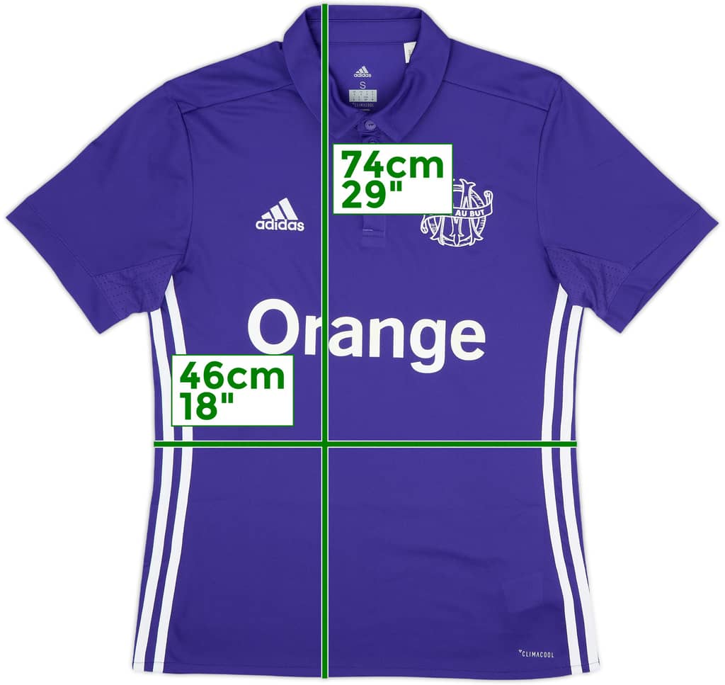 2017-18 Olympique Marseille Third Shirt - 10/10 - (S)