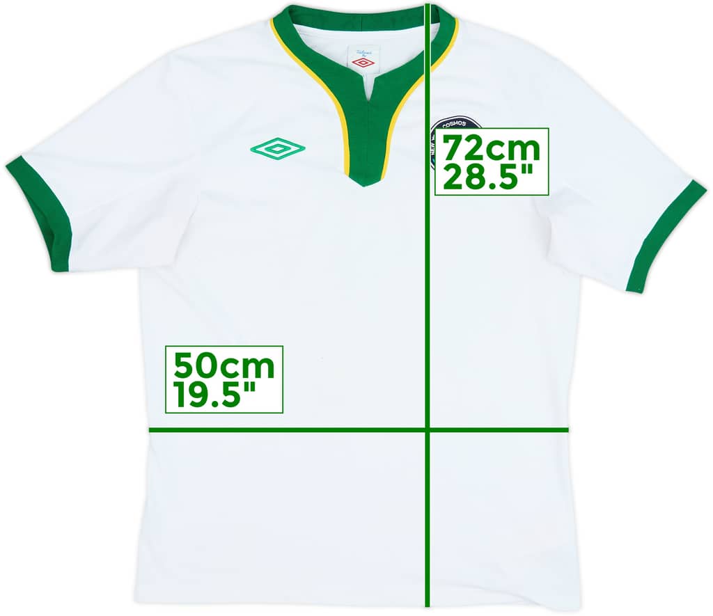 2011-12 New York Cosmos Home Shirt - 6/10 - (L)