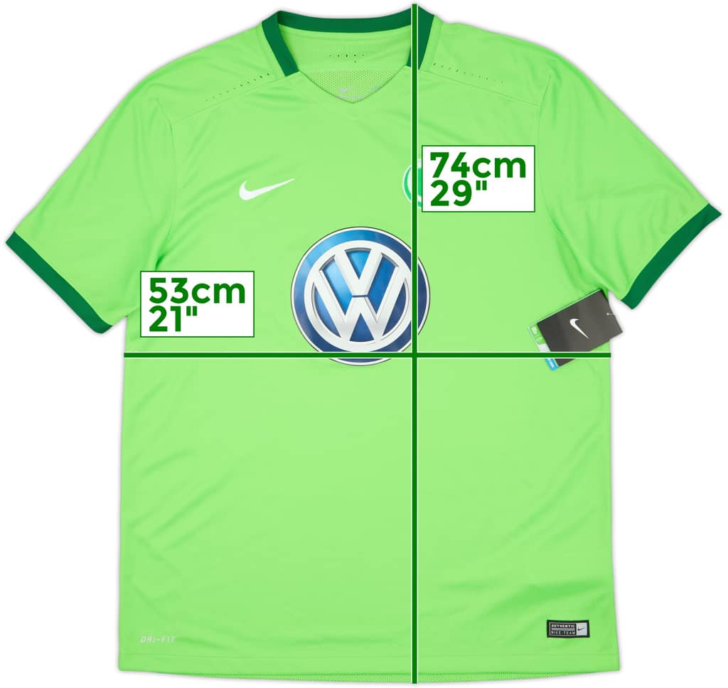 Camiseta de local de Wolfsburg 2016-17 (L)