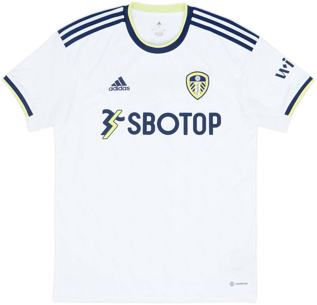 2022-23 Leeds United Home Shirt Aaronson #7