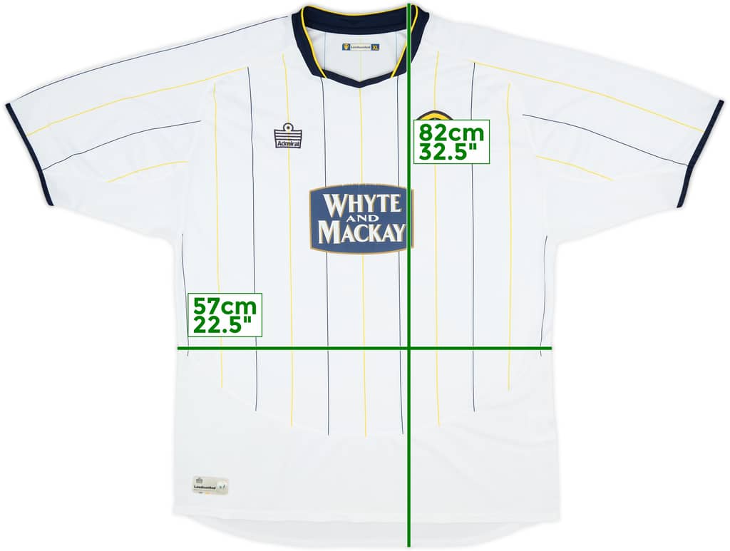 2005-06 Leeds United Home Shirt - 7/10 - (XL)