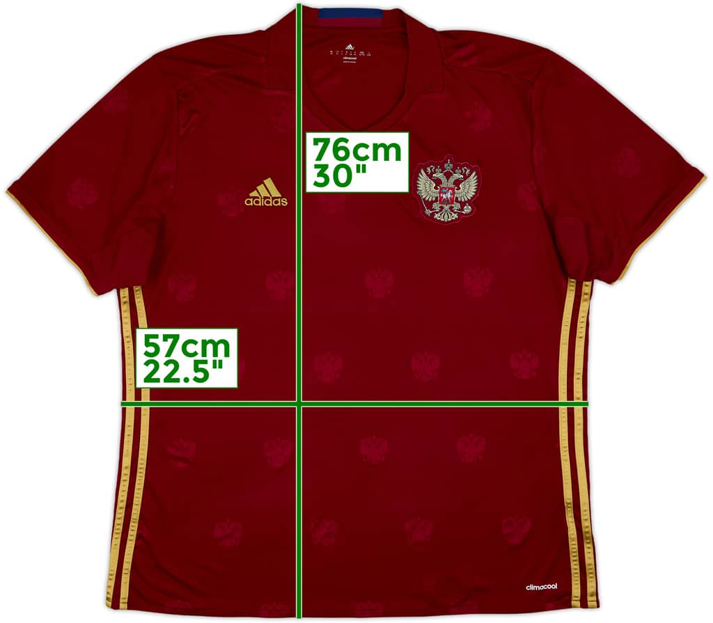 2016-17 Russia Home Shirt - 8/10 - (XL)