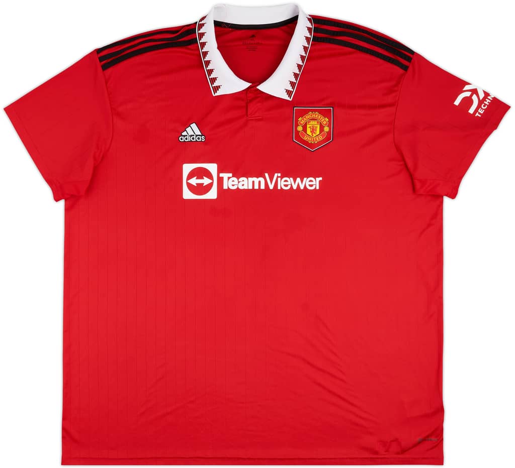 2022-23 Manchester United Home Shirt - 7/10 - (4XL)