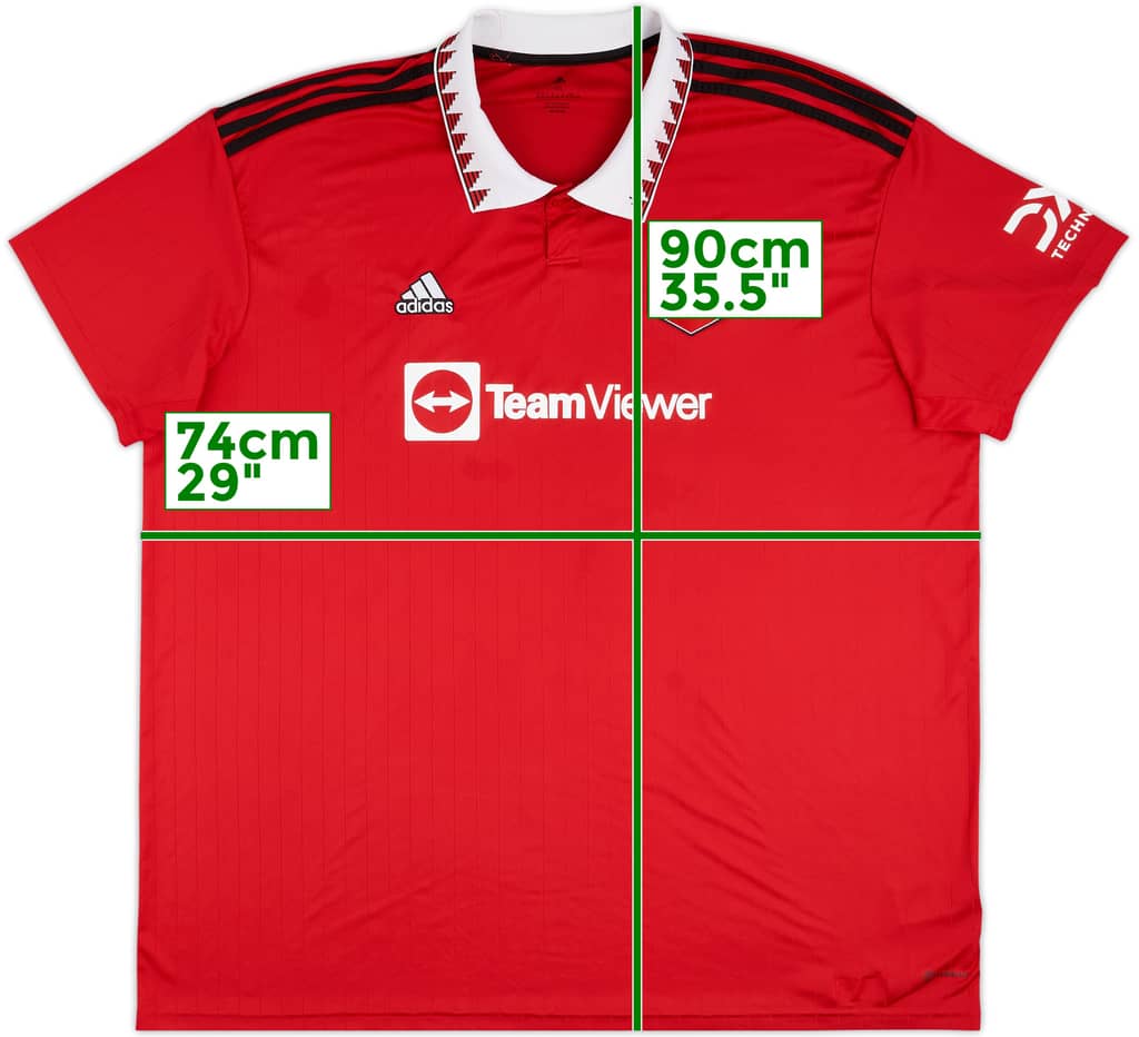 2022-23 Manchester United Home Shirt - 7/10 - (4XL)