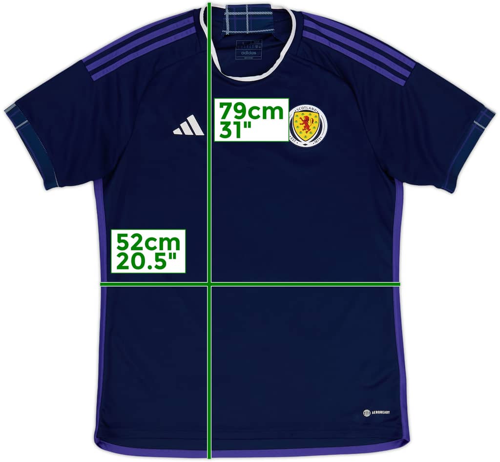 2022-23 Scotland Home Shirt - 8/10 - (L)