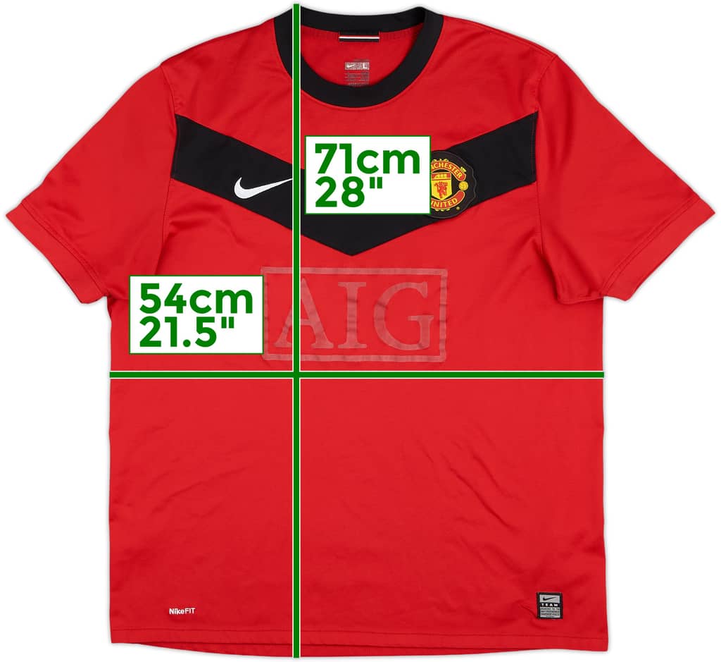 2009-10 Manchester United Home Shirt - 4/10 - (L)