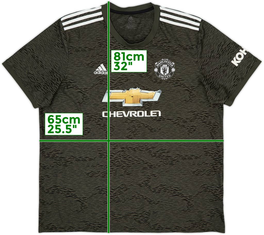 2020-21 Manchester United Away Shirt - 4/10 - (XXL)