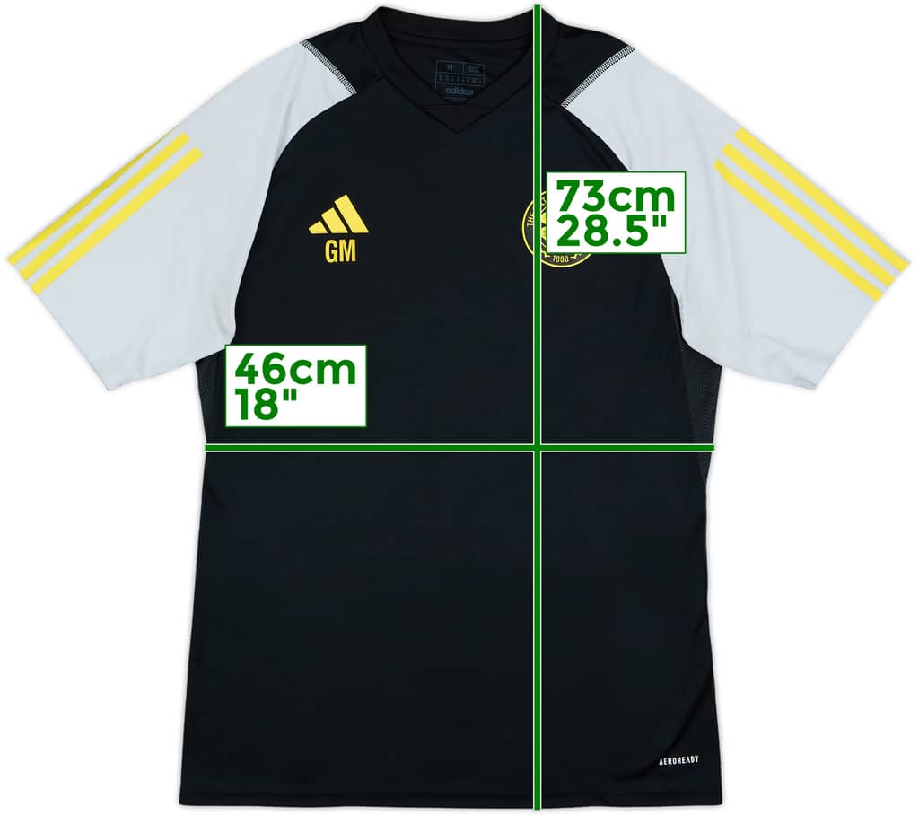 2023-24 Celtic Staff Issue adidas Training Shirt GM - 8/10 - (M)