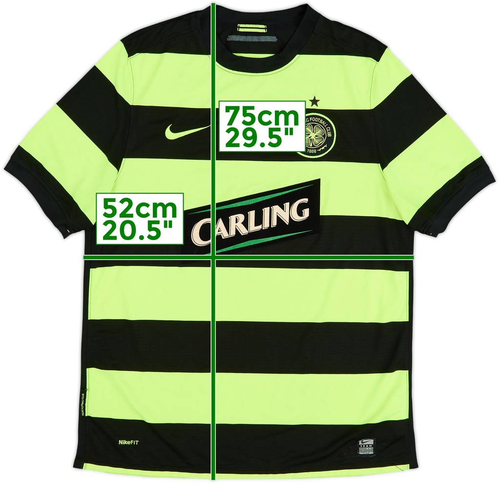 2009-11 Celtic Away Shirt - 8/10 - (M)