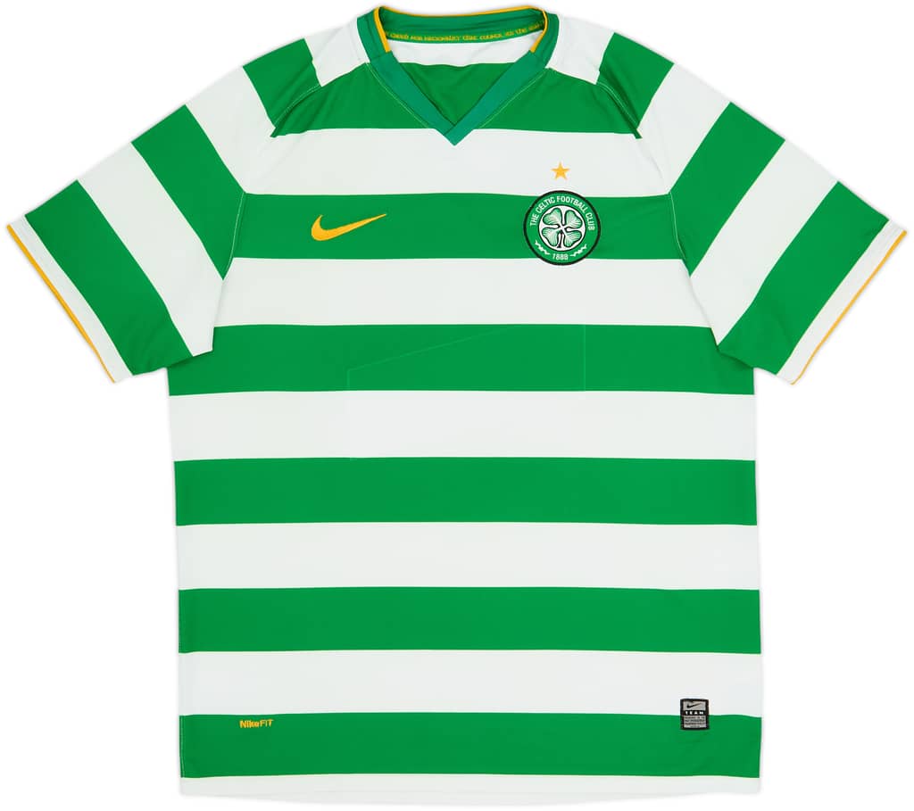 2009-10 Celtic Home Shirt - 4/10 - (L)