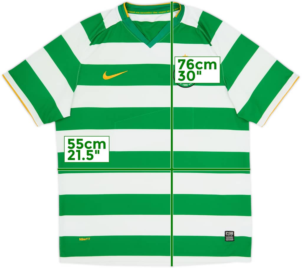 2009-10 Celtic Home Shirt - 4/10 - (L)