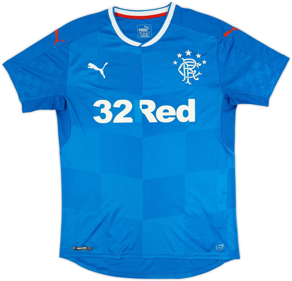 2016-18 Rangers Home Shirt - 4/10 - (M)