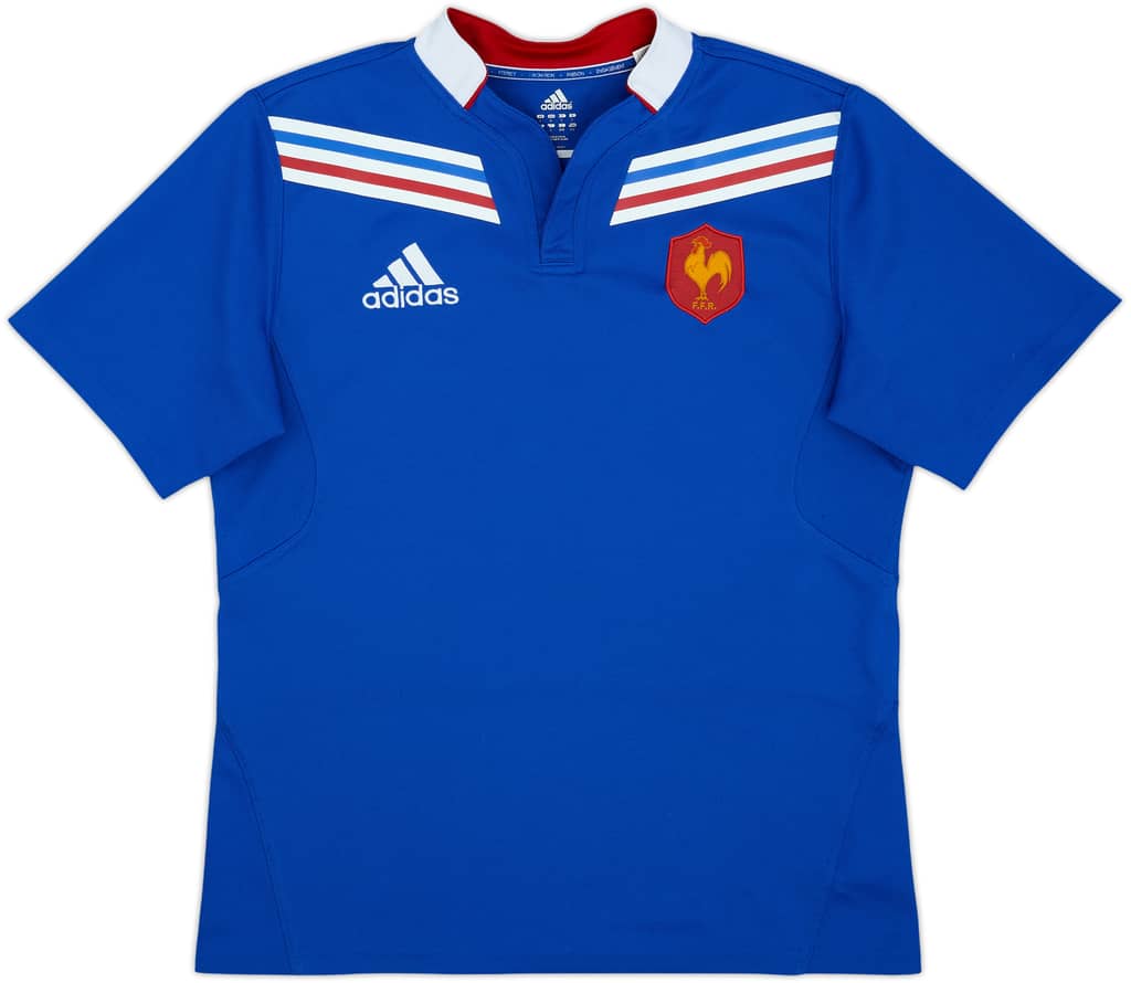 2012-13 France Rugby Home Shirt - 8/10 - (L)