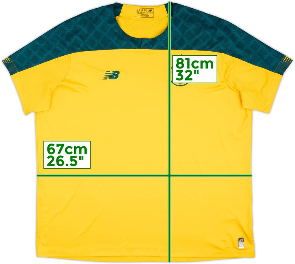 2019-20 Celtic Away Shirt - 9/10 - (3XL)