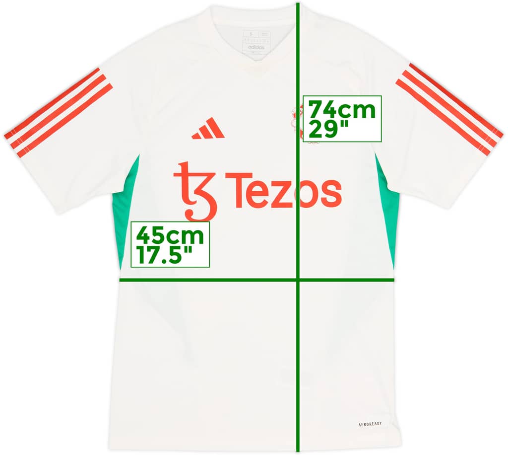 2023-24 Manchester United adidas Training Shirt - 8/10 - (S)