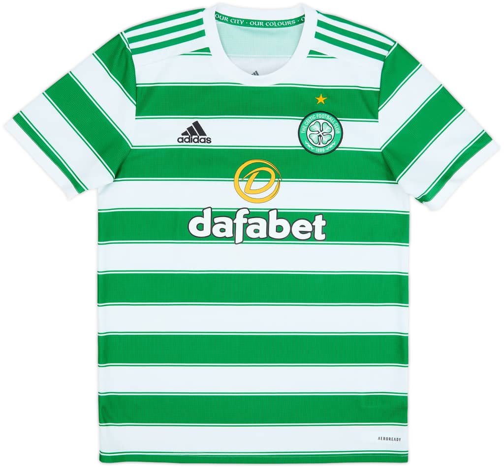 2021-22 Celtic Home Shirt - 10/10 - (M)