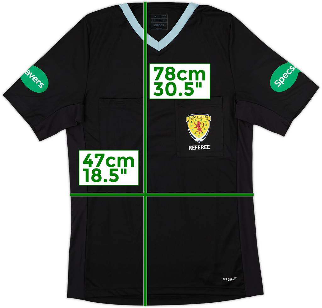 2022-23 Scottish adidas Referee Shirt - 9/10 - (M)