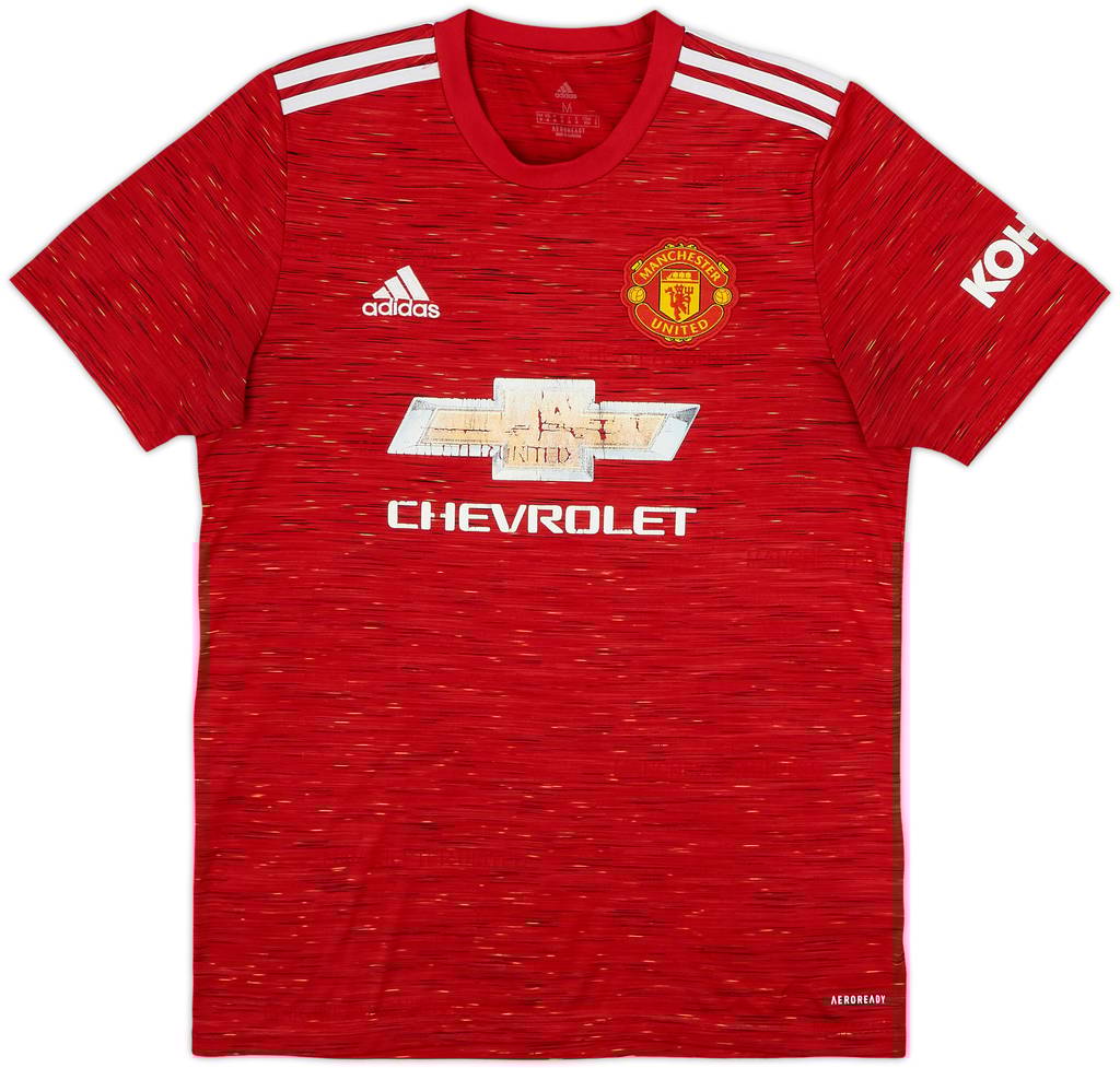 2020-21 Manchester United Home Shirt - 4/10 - (M)