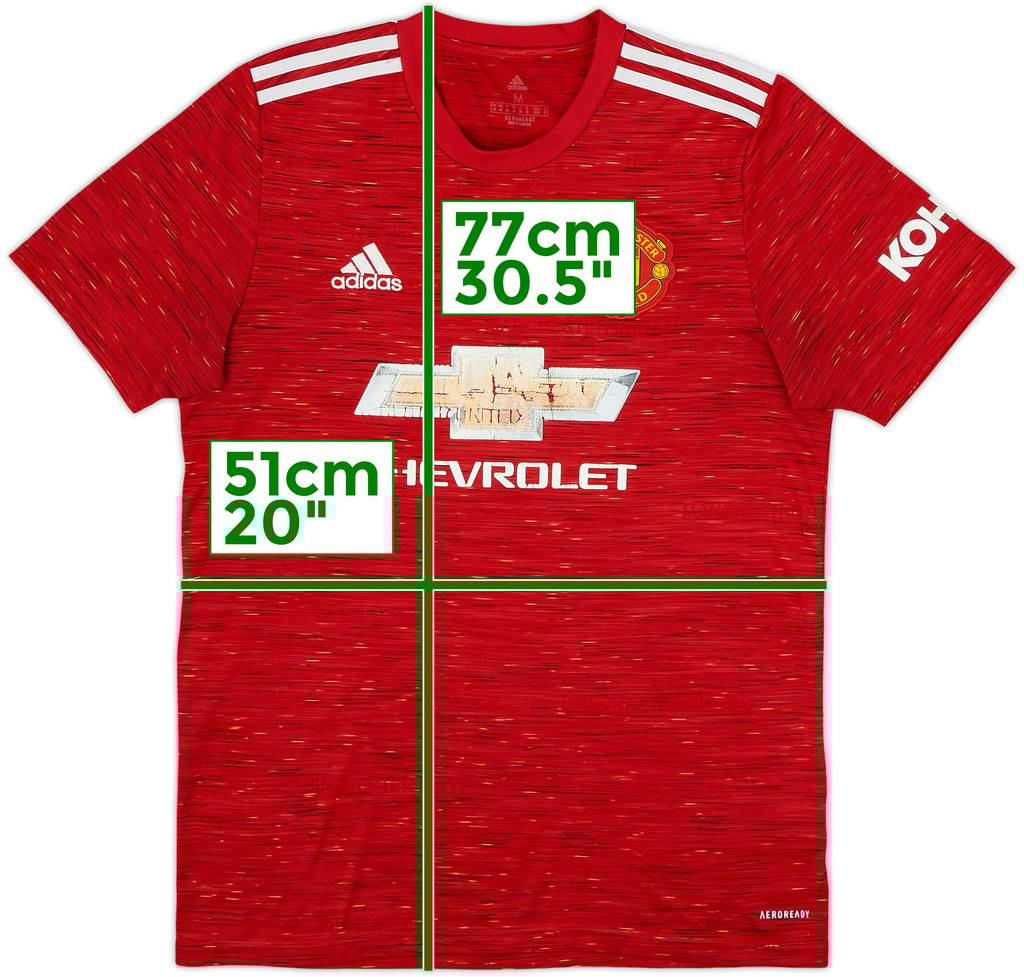 2020-21 Manchester United Home Shirt - 4/10 - (M)