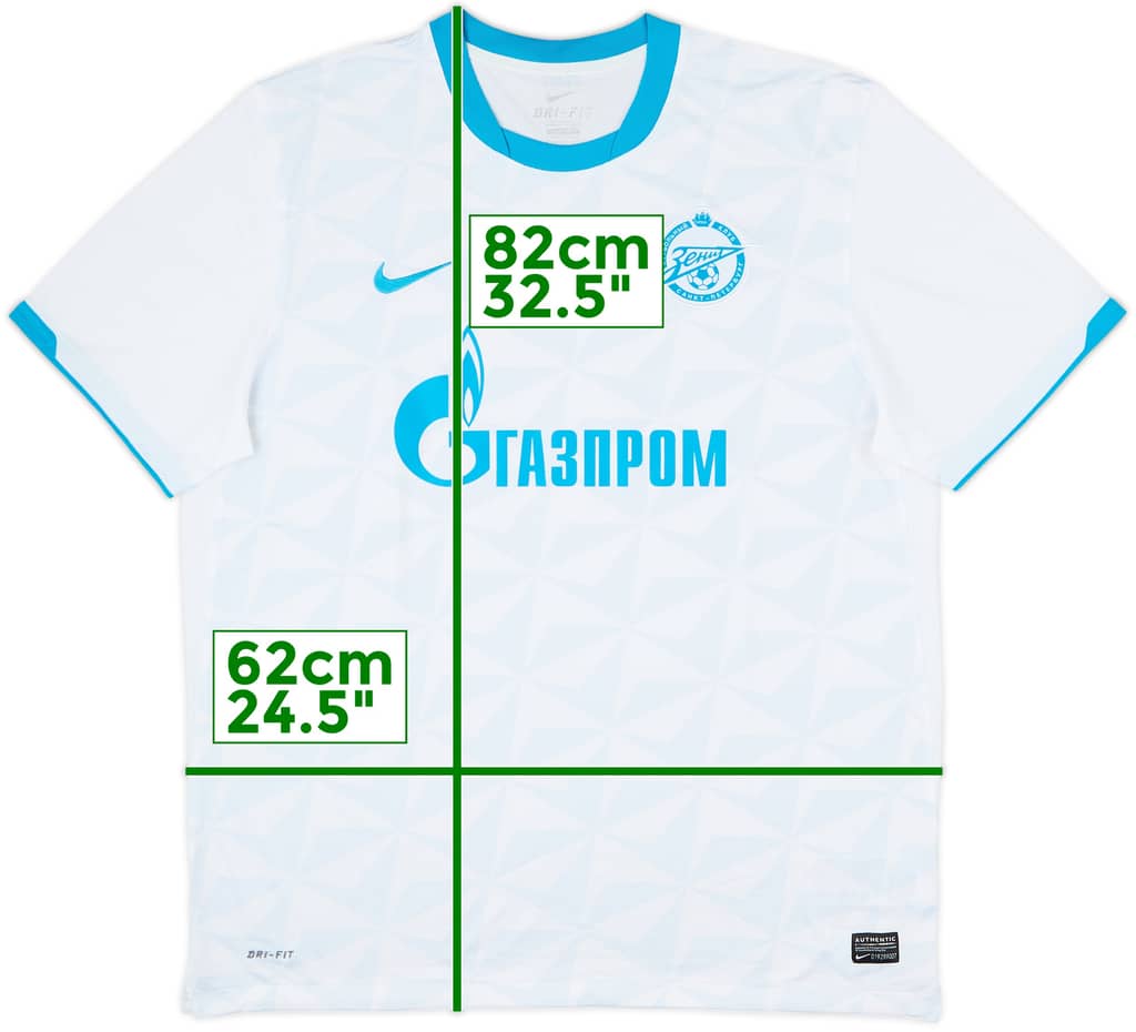 2011-12 Zenit St. Petersburg Away Shirt - 8/10 - (XL)